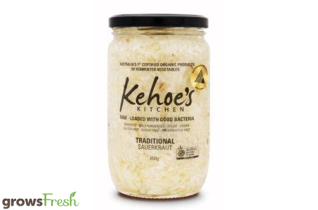 Kehoe's Kitchen - Organic Sauerkraut - Traditional - Australian