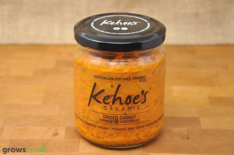 Kehoe's Kitchen - Organic Sauerkraut - Spiced Carrots - Australian