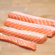 Copper River - Wild Alaska - King Salmon - Belly Strips - Frozen - Alaska USA